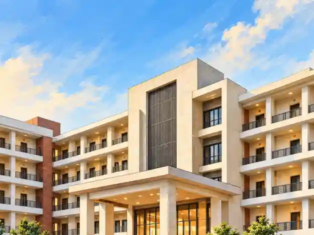 Practice Village Coimbatore residential campus building