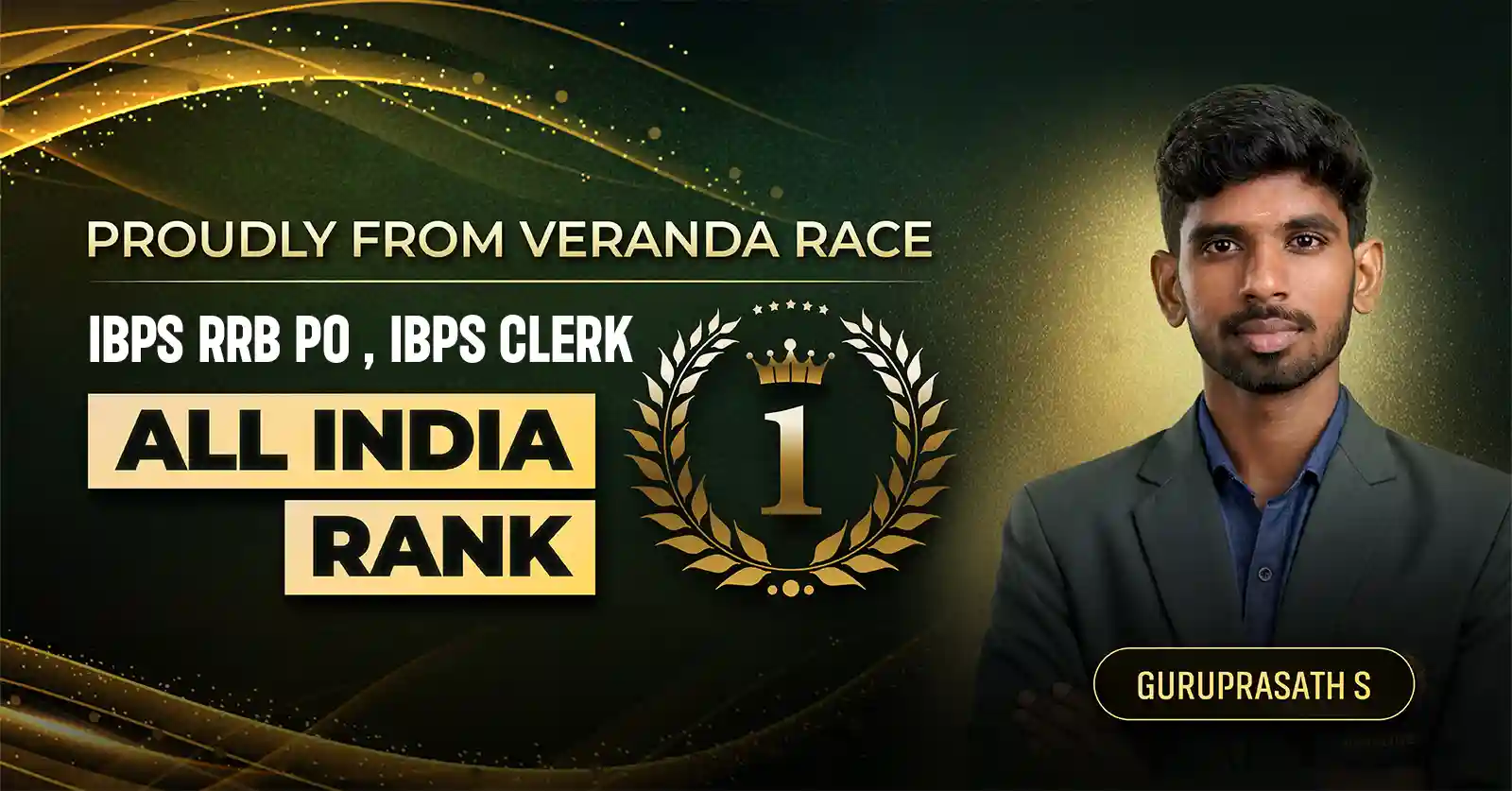 IBPS Rank 1 Banner